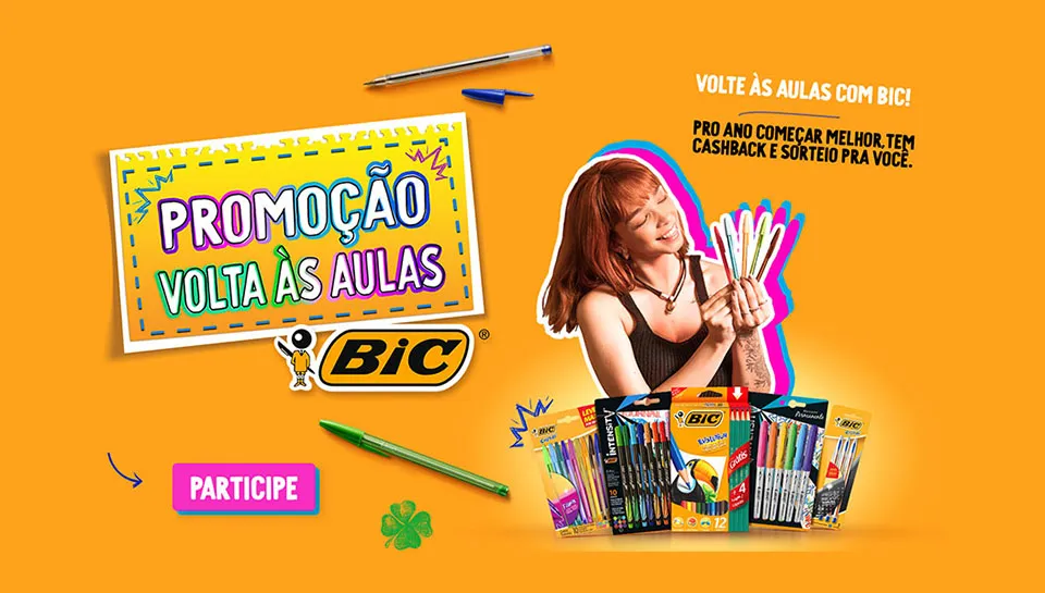 Promoção Bic Volta às Aulas 2023