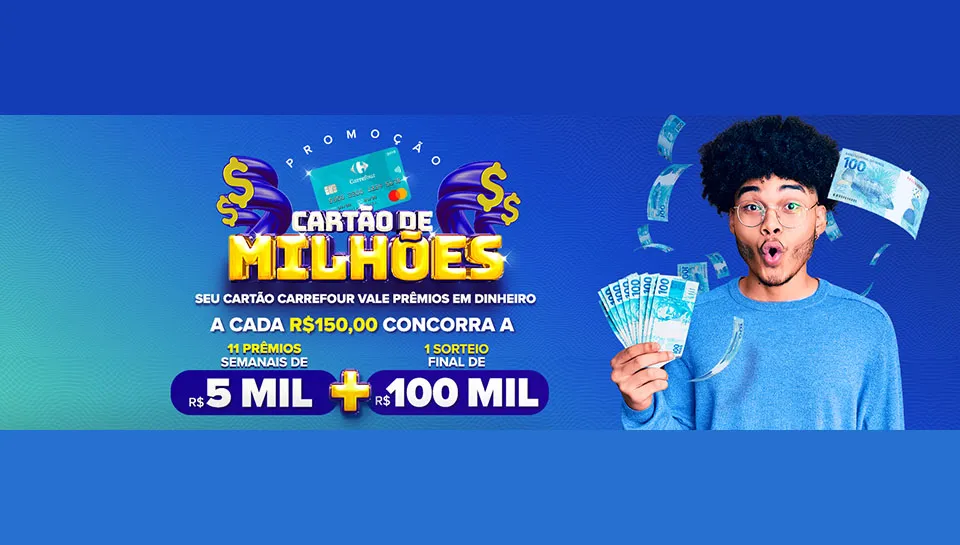 Promoção Carrefour Cartão de Milhões 2023