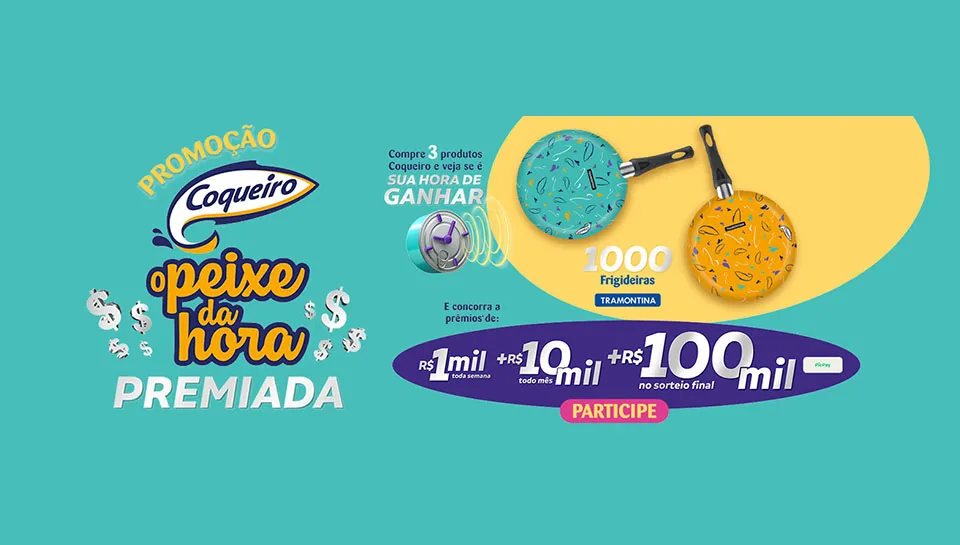 Promoção Coqueiro O Peixe da Hora Premiada 2023