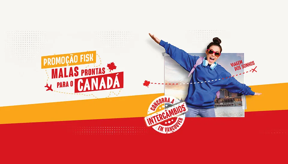 Promoção Fisk Malas Prontas para o Canadá 2023