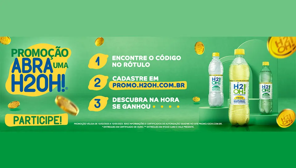 Promoção H2O Abra Uma 2023