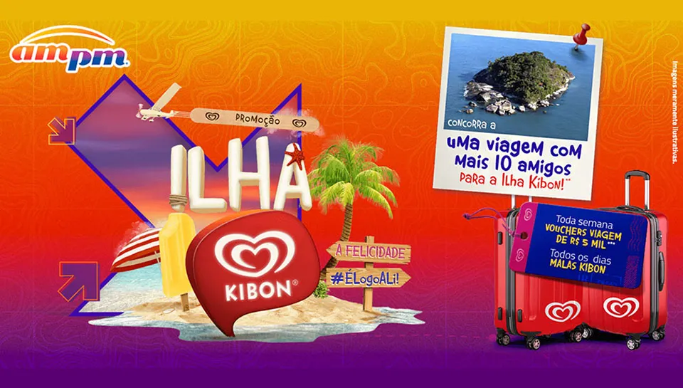 Promoção Ilha Kibon A Felicidade #ÉLogoAli 2023