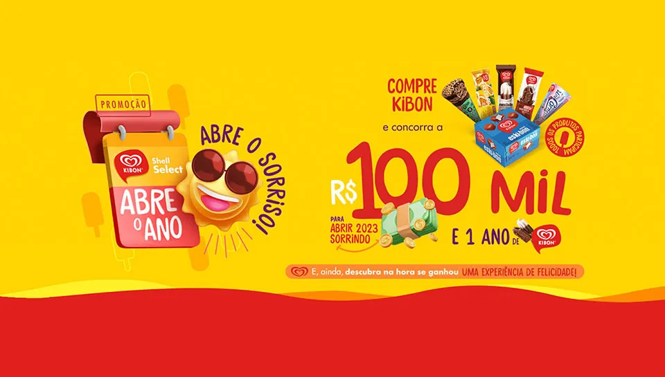 Promoção Kibon Abre o Ano, Abre o Sorriso 2023