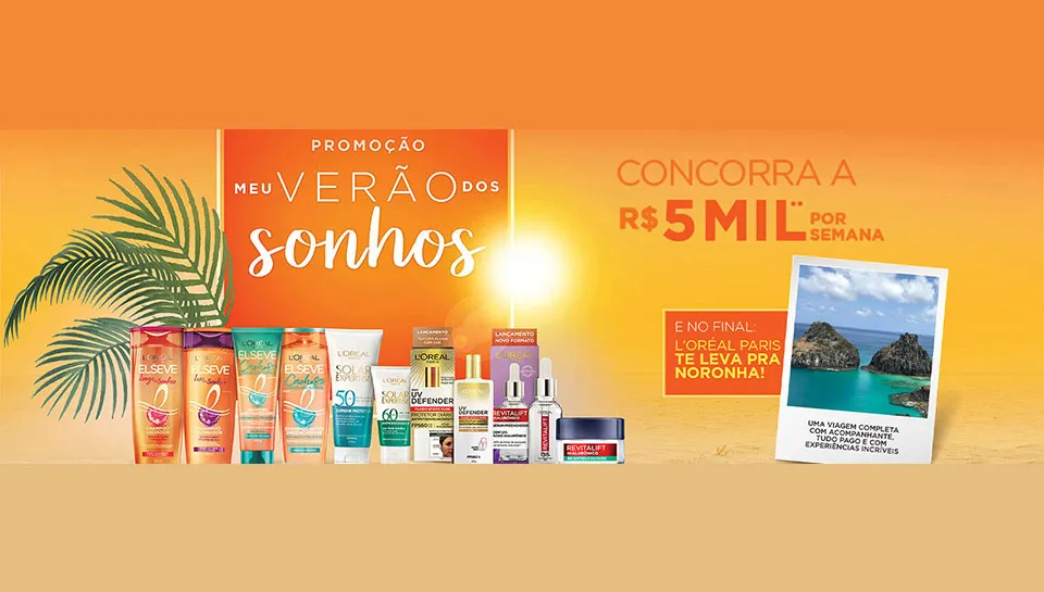 Promoção L'oréal Meu Verão dos Sonhos 2023