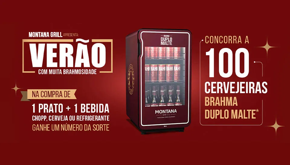 Promoção Montana Grill Verão com Brahmosidade 2023