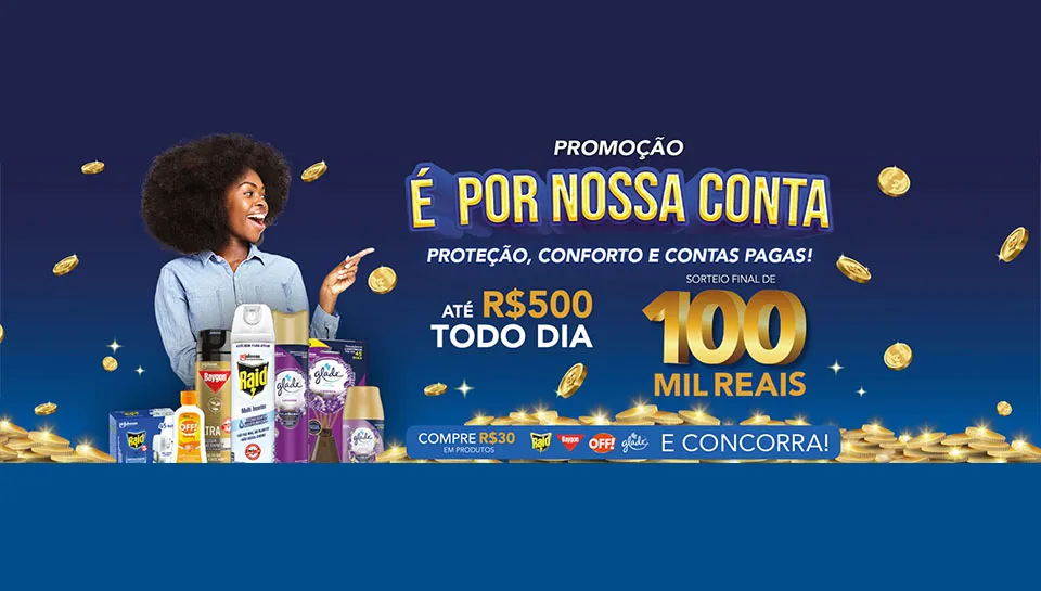 Promoção SC Johnson É por Nossa Conta 2023