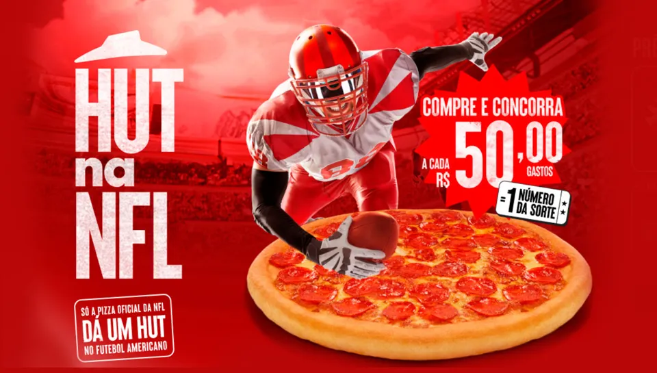 Promoção Pizza Hut + NFL 2025