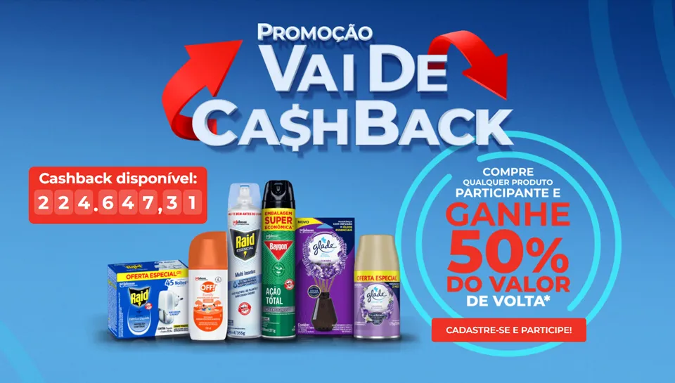 Promoção SC Johnson Vai de Cashback 2025