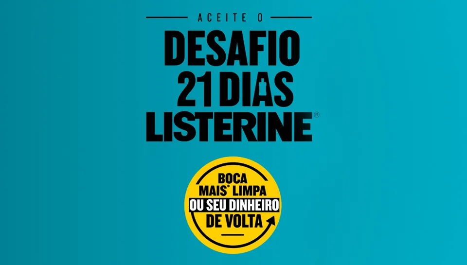 Promoção Listerine Desafio 21 Dias 2025