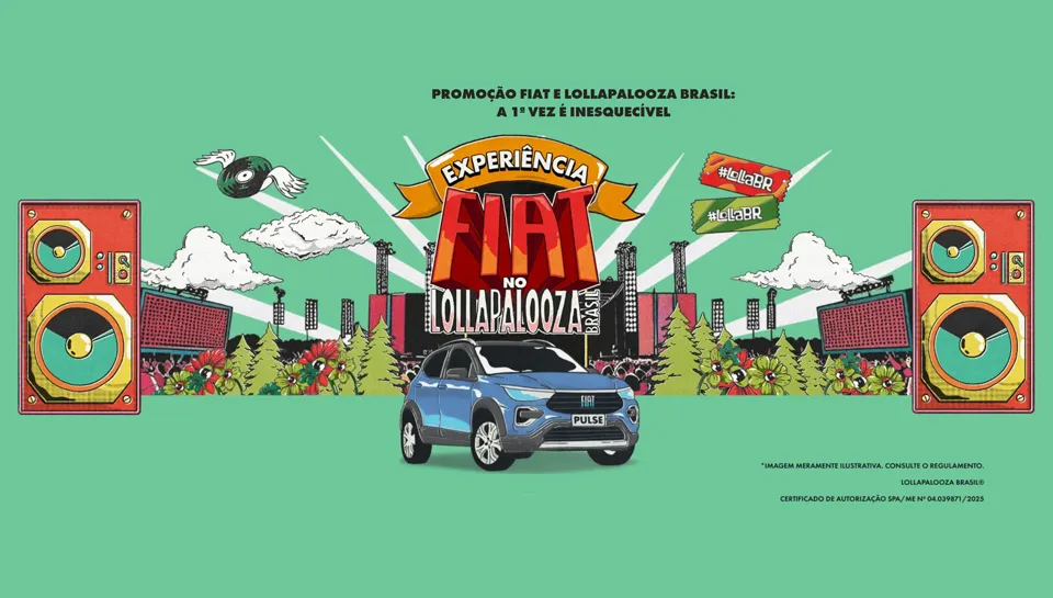 Promoção Fiat e Lollapalooza Brasil 2025