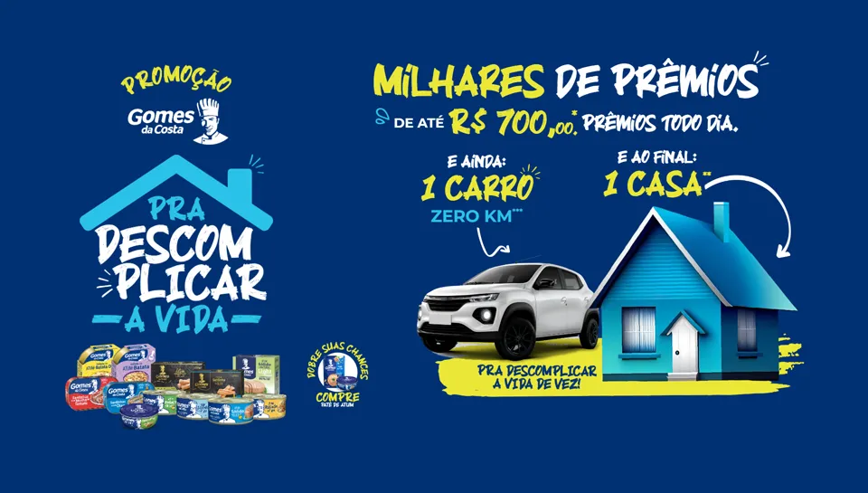 Promoção Gomes da Costa pra Descomplicar a Vida 2025