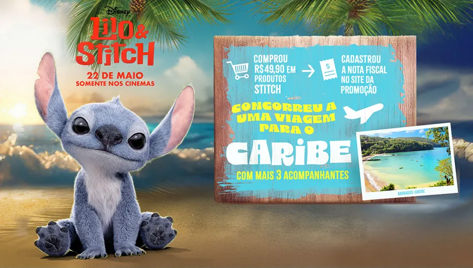 Promoção Disney Lilo & Stitch