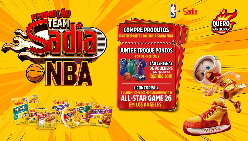 Promoção Team Sadia NBA 2025