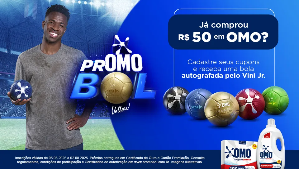 Promoção Omo Promobol 2025