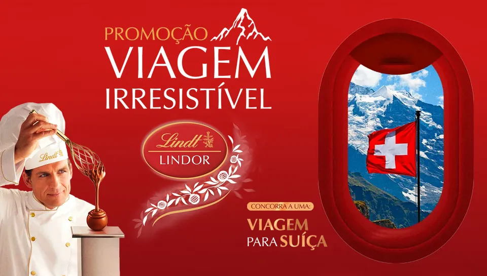 Promoção Lindt Viagem Irresistível 2025