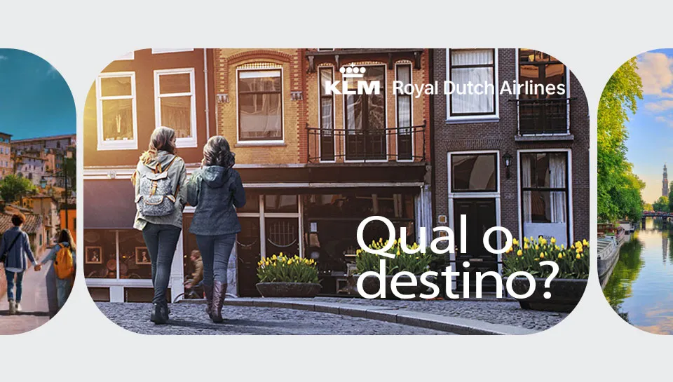 Promoção Qual o Destino KLM 2025