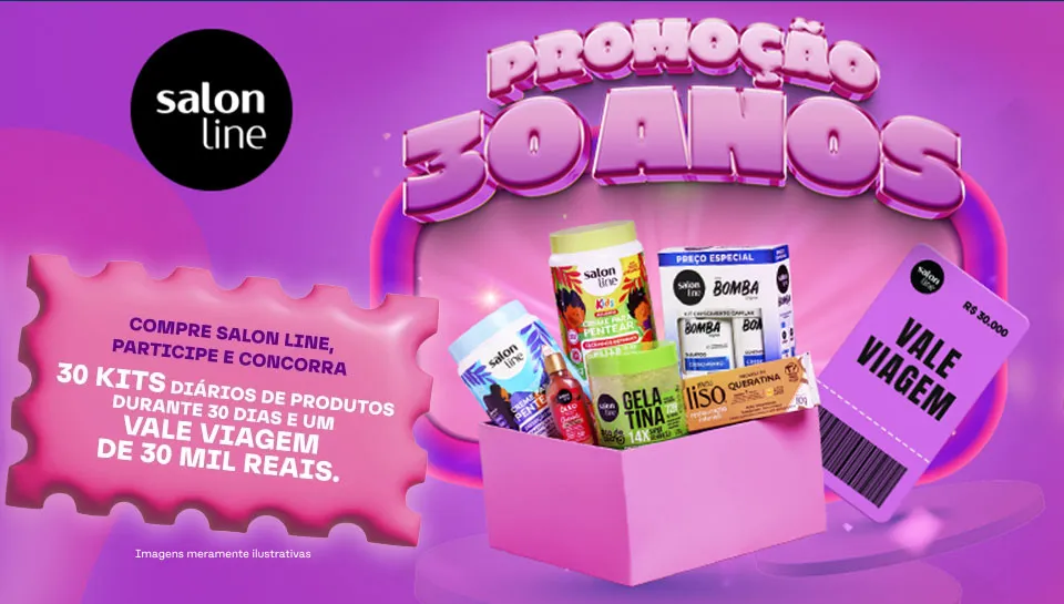 Promoção Salon Line 30 anos 2025