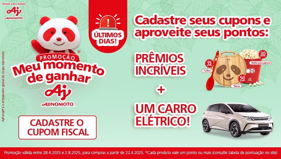 Ajinomoto Meu Momento de Ganhar 2025