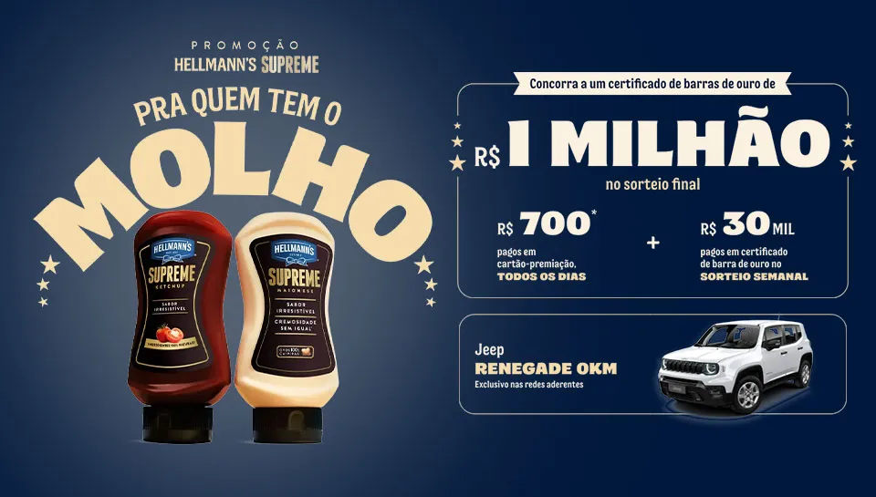 Promoção Pra Quem Tem o Molho Hellmann's 2025