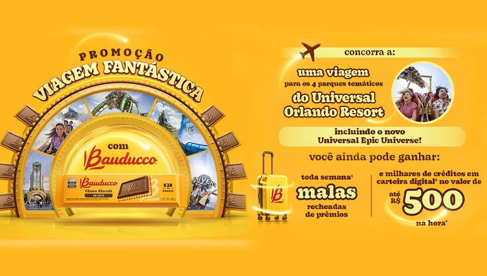 Promoção Bauducco Viagem Fantástica 2025