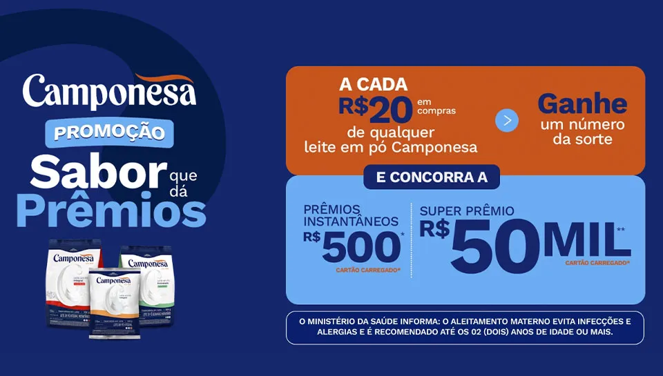 Promoção Camponesa Sabor que dá Prêmios 2025