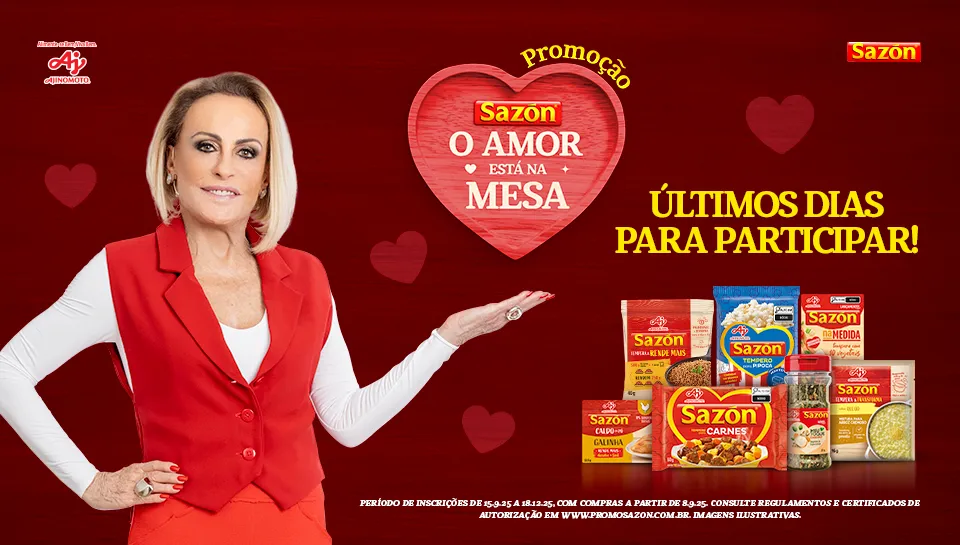 Promoção Sazón o Amor está na Mesa 2025
