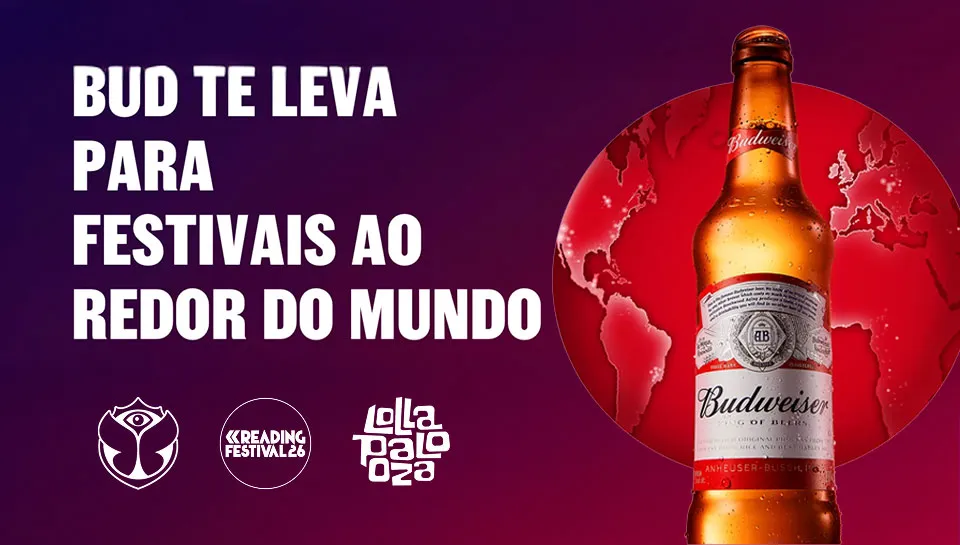 Promoção budweiser Budtour 2026