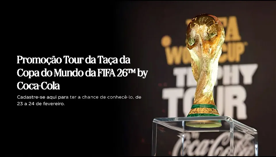Promoção Coca-Cola Tour da Taça da Copa do Mundo da FIFA™ 2026