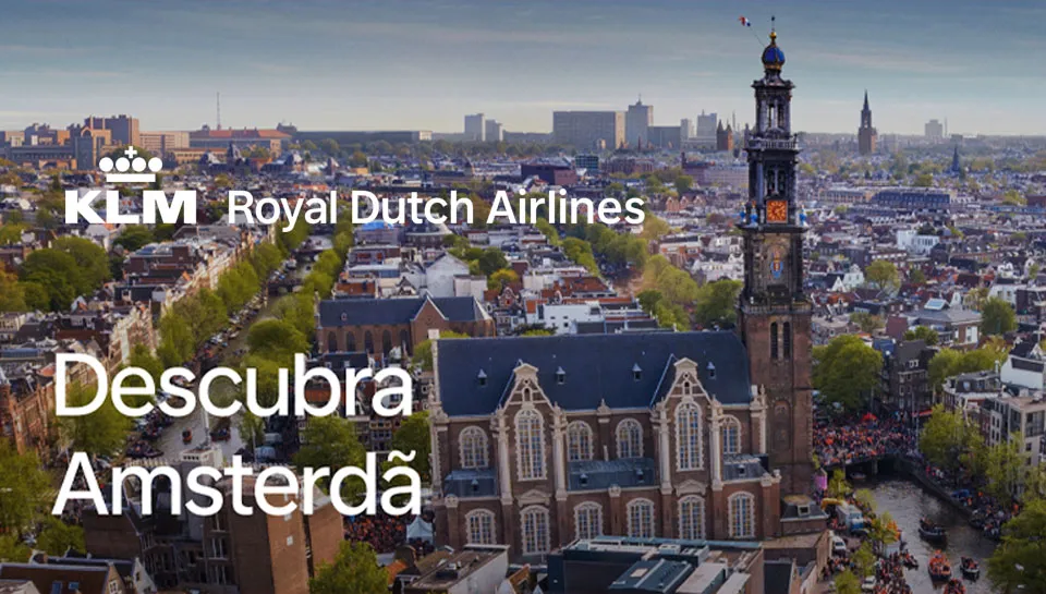 Promoção KLM Descubra Amsterdam 2026