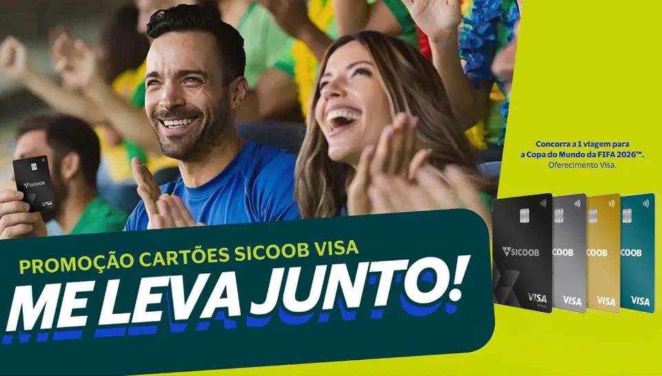 Promoção Visa Sicoob Me Leva 2026