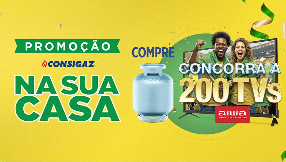 Promoção Consigaz na Sua Casa 2026