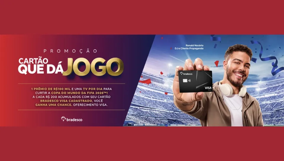 Promoção Bradesco Cartão que dá Jogo 2026