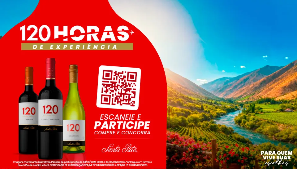 Promoção Santa Rita 120 Horas de Experiência 2026
