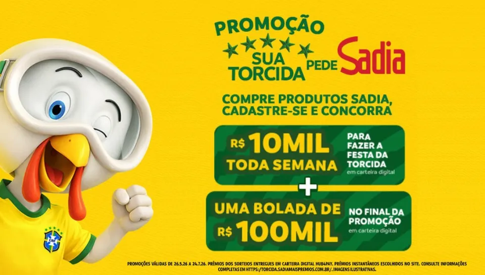 Promoção Sua Torcida Pede Sadia 2026