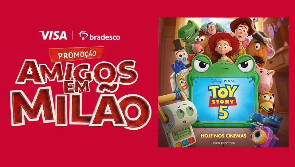 Promoção Bradesco Visa Amigos em Milão 2026