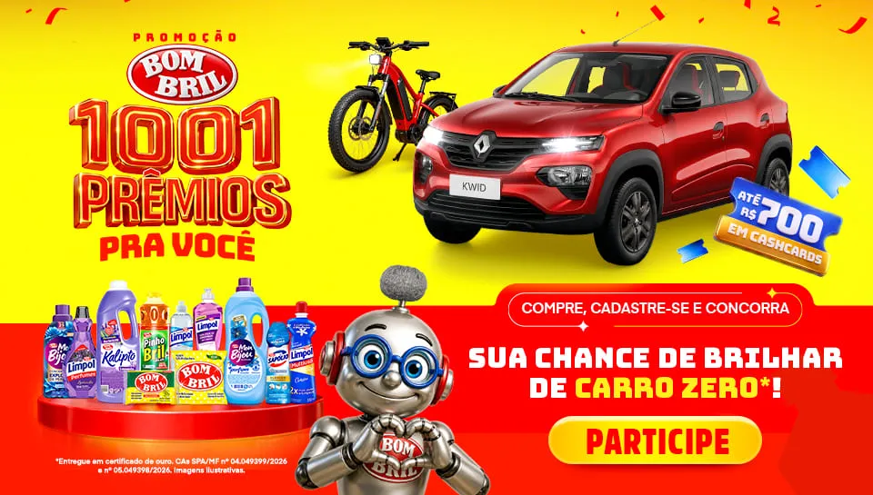 Promoção Bombril 1001 Prêmios Pra Você 2026