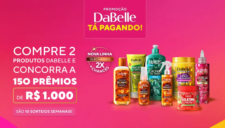 Promoção DaBelle Tá Pagando 2026