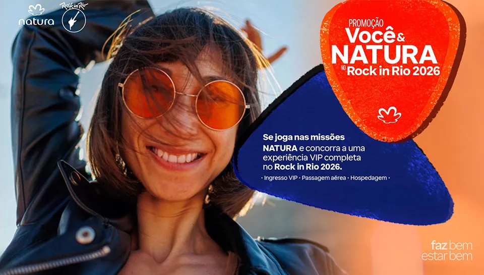 Promoção Natura Rock In Rio 2026