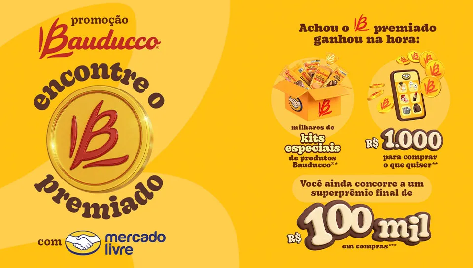 Promoção Bauducco Encontre o B Premiado 2026