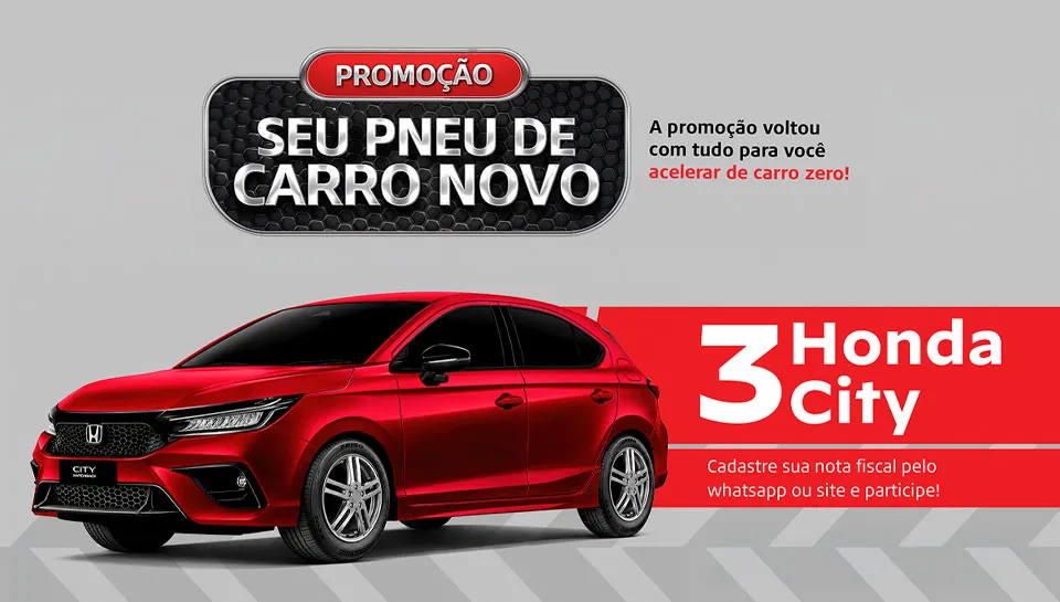 Promoção Bridgestone Seu Pneu de Carro Novo 2026