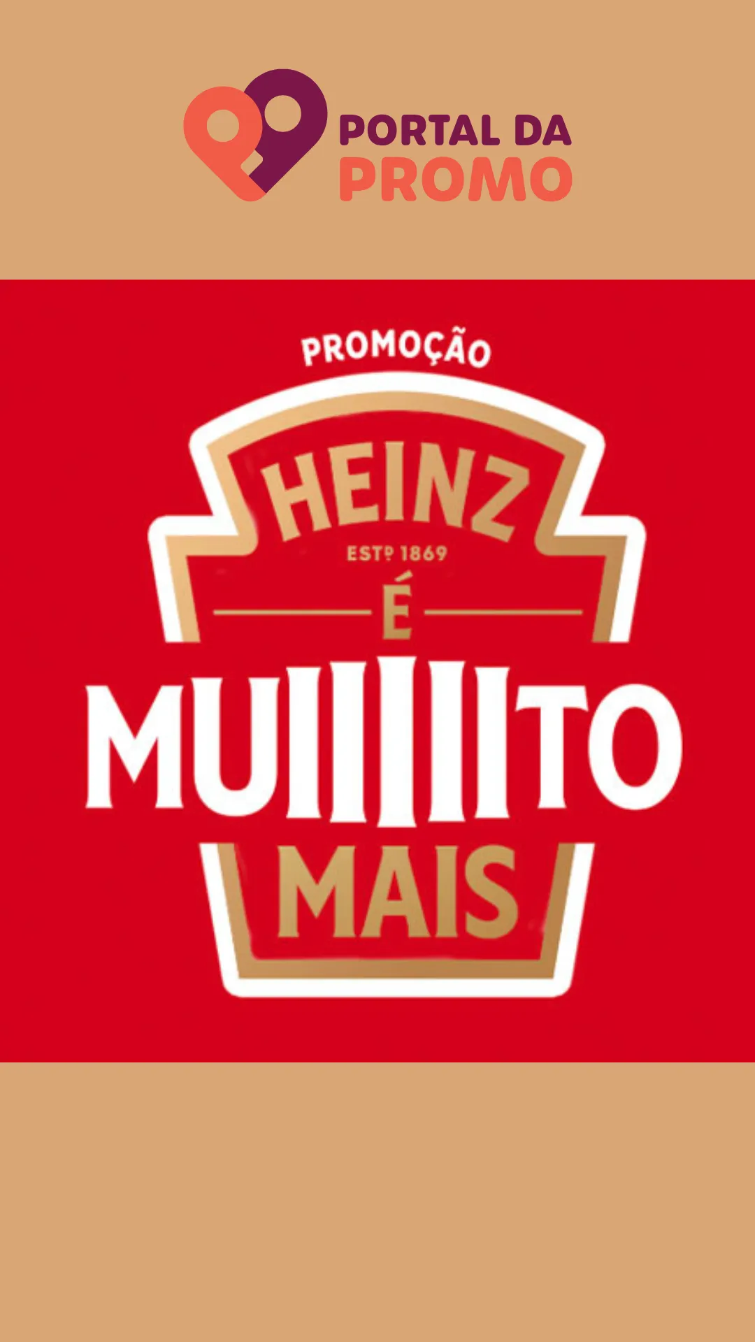 Promoção Heinz é Muito Mais 2026