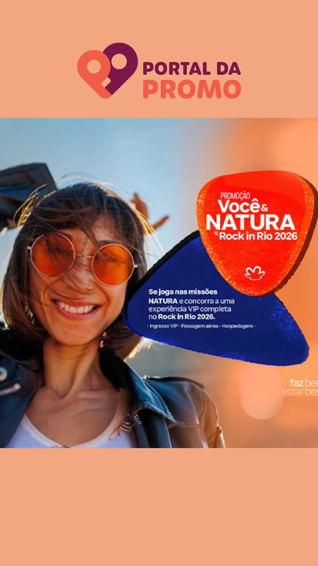 Promoção Natura Rock In Rio 2026