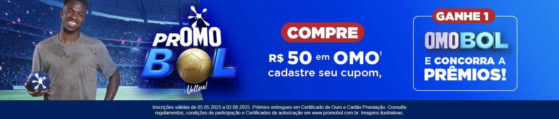 Promoção Omo Promobol 2025