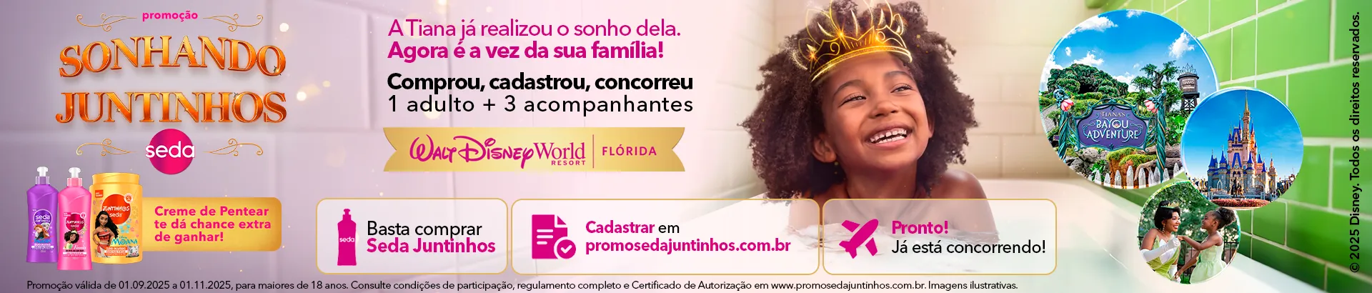 Promoção Sonhando Juntinhos Seda 2025