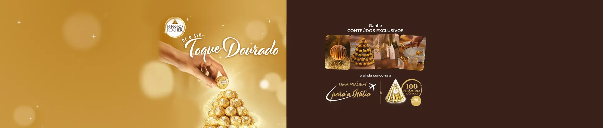 Promoção Ferrero 2024 Dê seu Toque Dourado