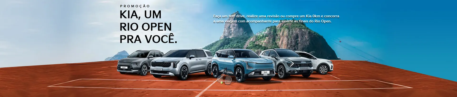 Promoção Kia, um Rio Open pra Você 2024