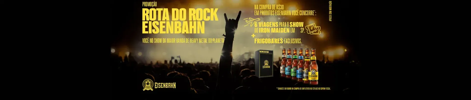 Promoção Rota do Rock Eisenbahn 2024