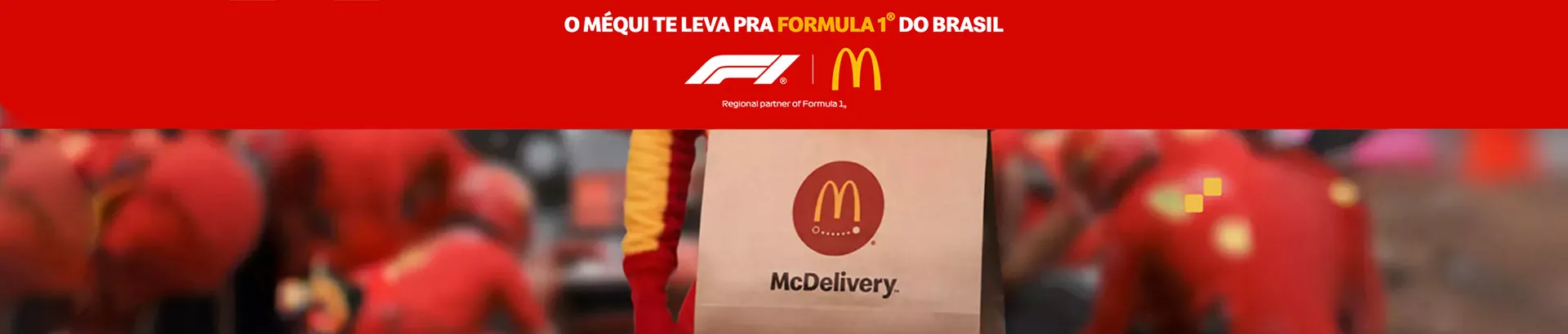 Promoção o Méqui te Leva para a F1® do Brasil