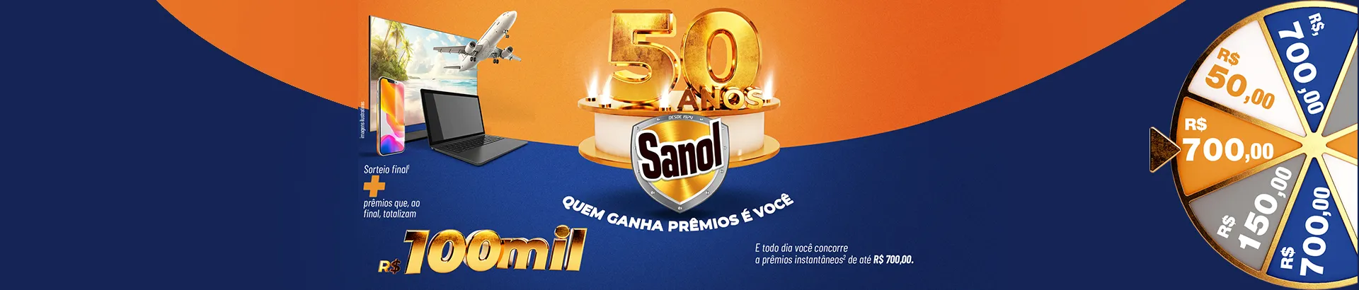 Promoção Sanol 50 Anos 2024