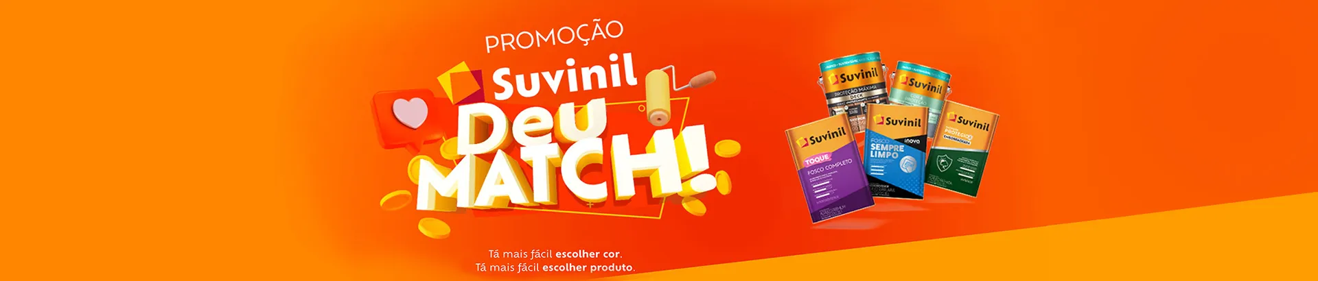 Promoção Suvinil 2024 Deu Match